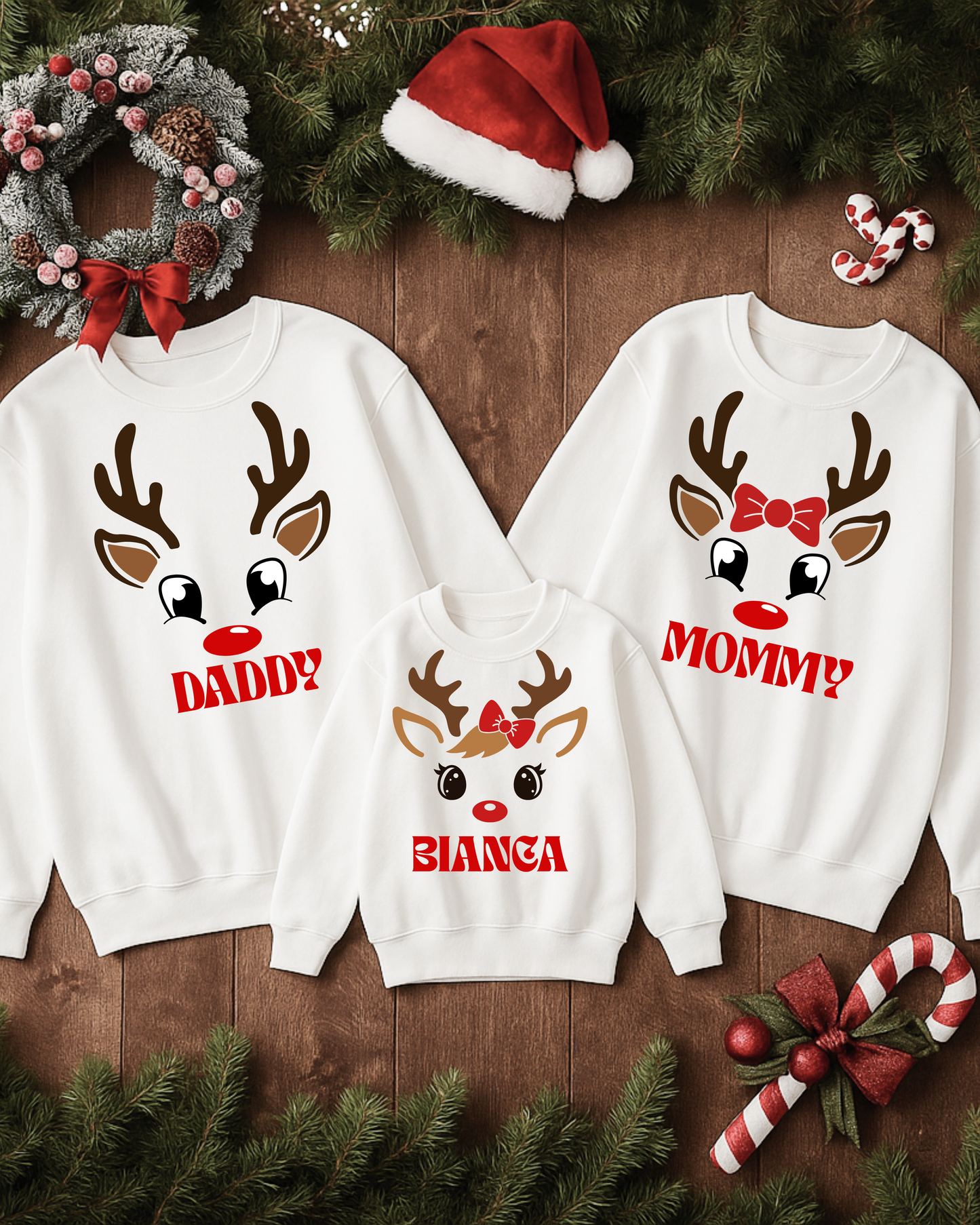 SWEATSHIRTS PERSONALIZADAS- FAMÍLIA