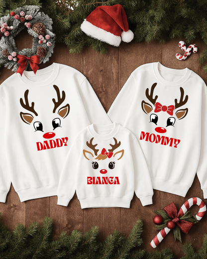 SWEATSHIRTS PERSONALIZADAS- FAMÍLIA