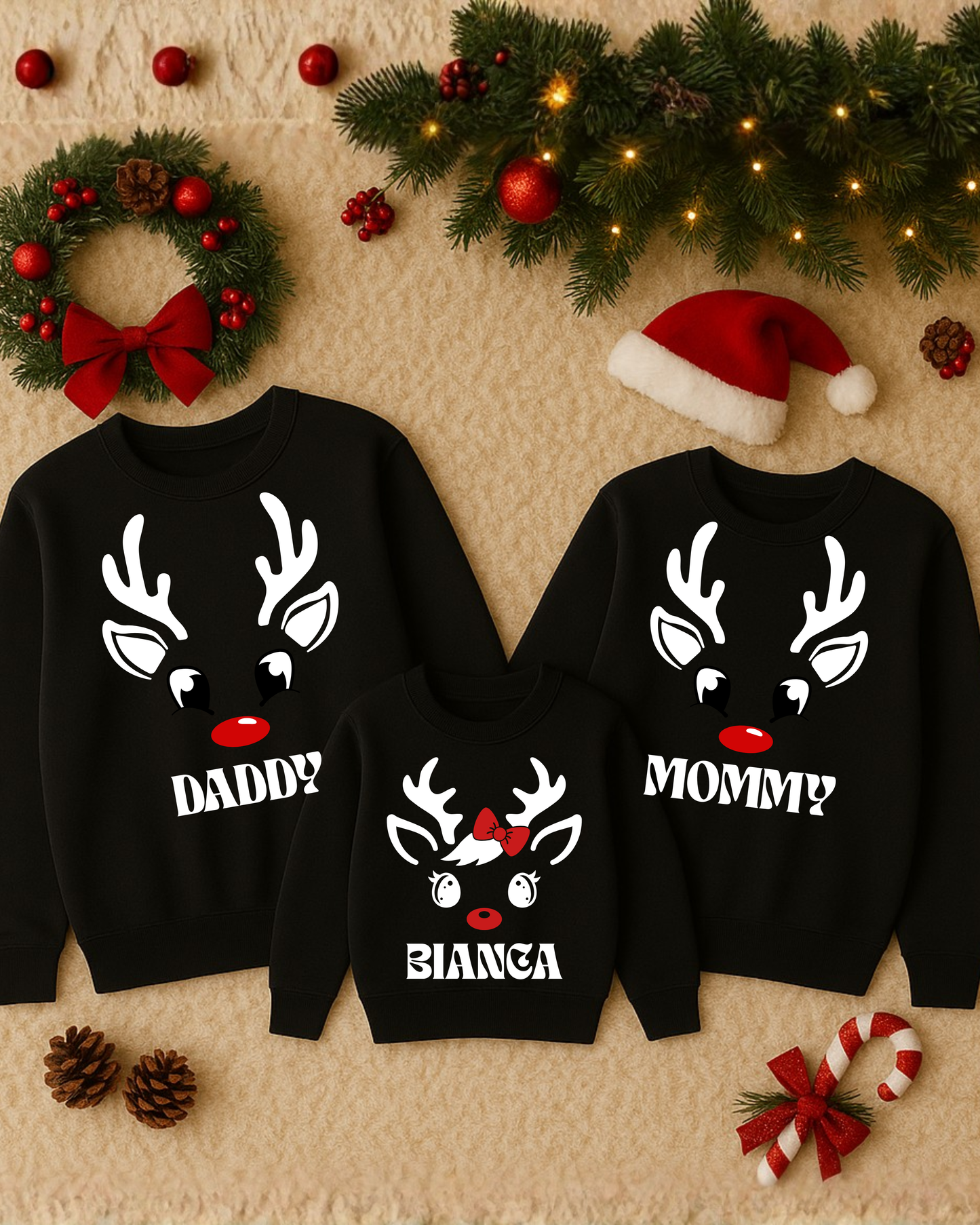 SWEATSHIRTS PERSONALIZADAS- FAMÍLIA