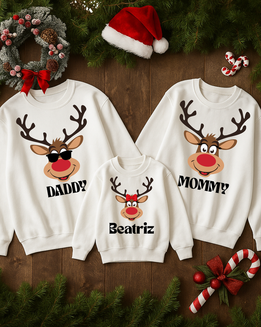 SWEATSHIRTS PERSONALIZADAS- FAMÍLIA